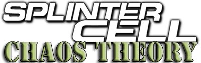 Splinter Cell Chaos Theory logo for Playstation 2